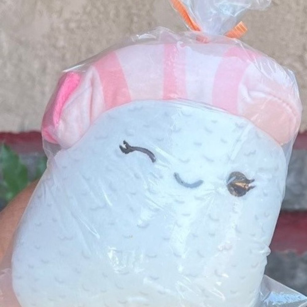 New Squishmallow Keina the Ebi Sushi 5 inches. Cute and rare! No tags